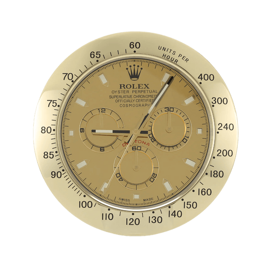 Horloge Murale Rolex Daytona L'Artisanat de Luxe pour Votre Intérieur