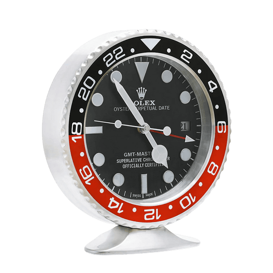 Horloge de Bureau GMT-Master II "Coca" – Style Rolex Élégant et Luxueux - Passeport Cases