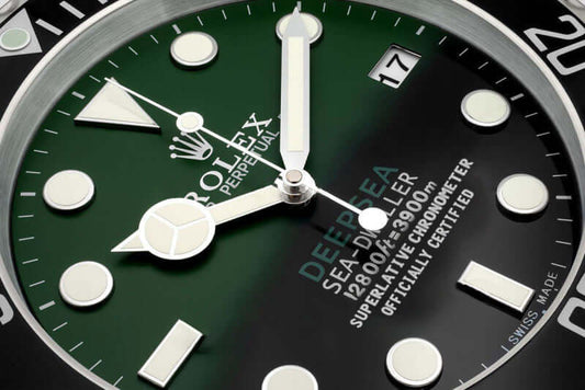 Horloge Murale Style Rolex Deepsea Verte 🌊🟢 Élégance Marine - Passeport Cases