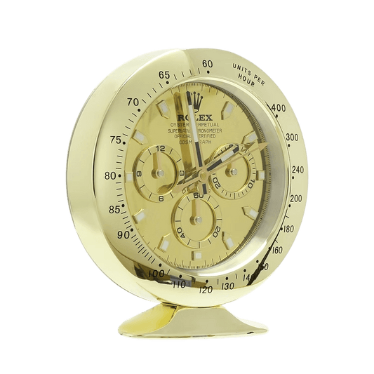 Horloge de Table Rolex Daytona Or ⏱️ – L’allure légendaire dans votre intérieur - Passeport Cases
