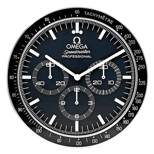 Omega Speedmaster Luksusowy zegar ścienny - elegancja i ponadczasowa precyzja
