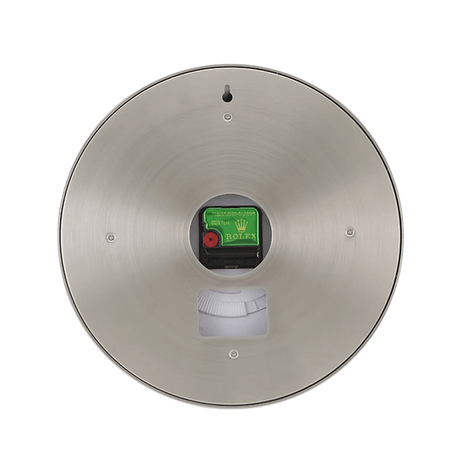 Horloge Murale de Luxe Rolex Datejust – Or Rose & Cadran Noir Structuré - Passeport Cases