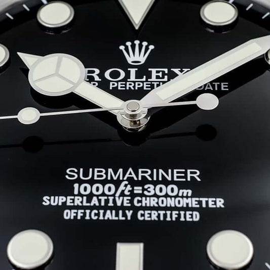Horloge Murale Luxe Rolex Submariner Starbuck - Design Élégant et Précis - Passeport Cases