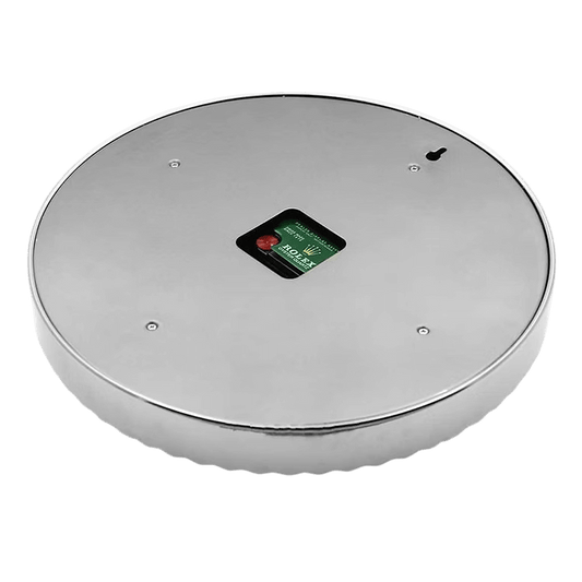 Luxury wall clock Datejust Rolex Silver Style - elegance and timeless precision