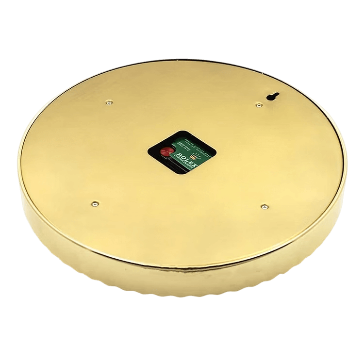 Horloge Murale de Luxe en Or - Inspirée par Rolex Datejust - Passeport Cases