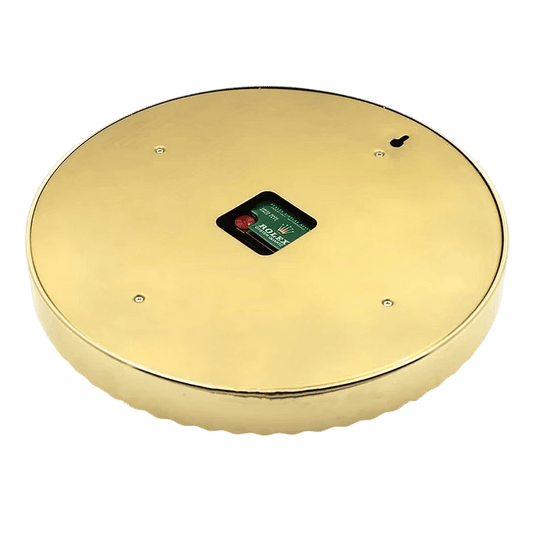 Horloge Murale de Luxe en Or - Inspirée par Rolex Datejust - Passeport Cases