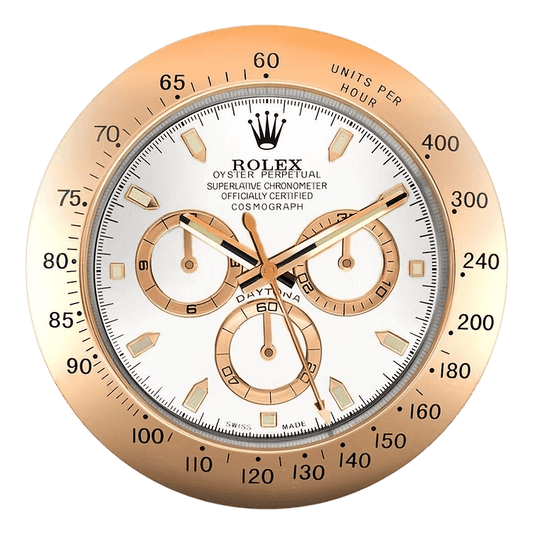 Horloge Murale Daytona - Élégance et Précision Inspirées par la Montre Iconique - Passeport Cases