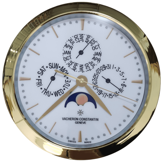 Horloge Murale Élégante Vacheron Constantin – Luxe et Précision Suisse - Passeport Cases