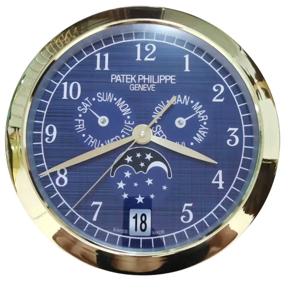 Horloge Murale de Luxe au Design Épuré et Précision Quartz - Passeport Cases