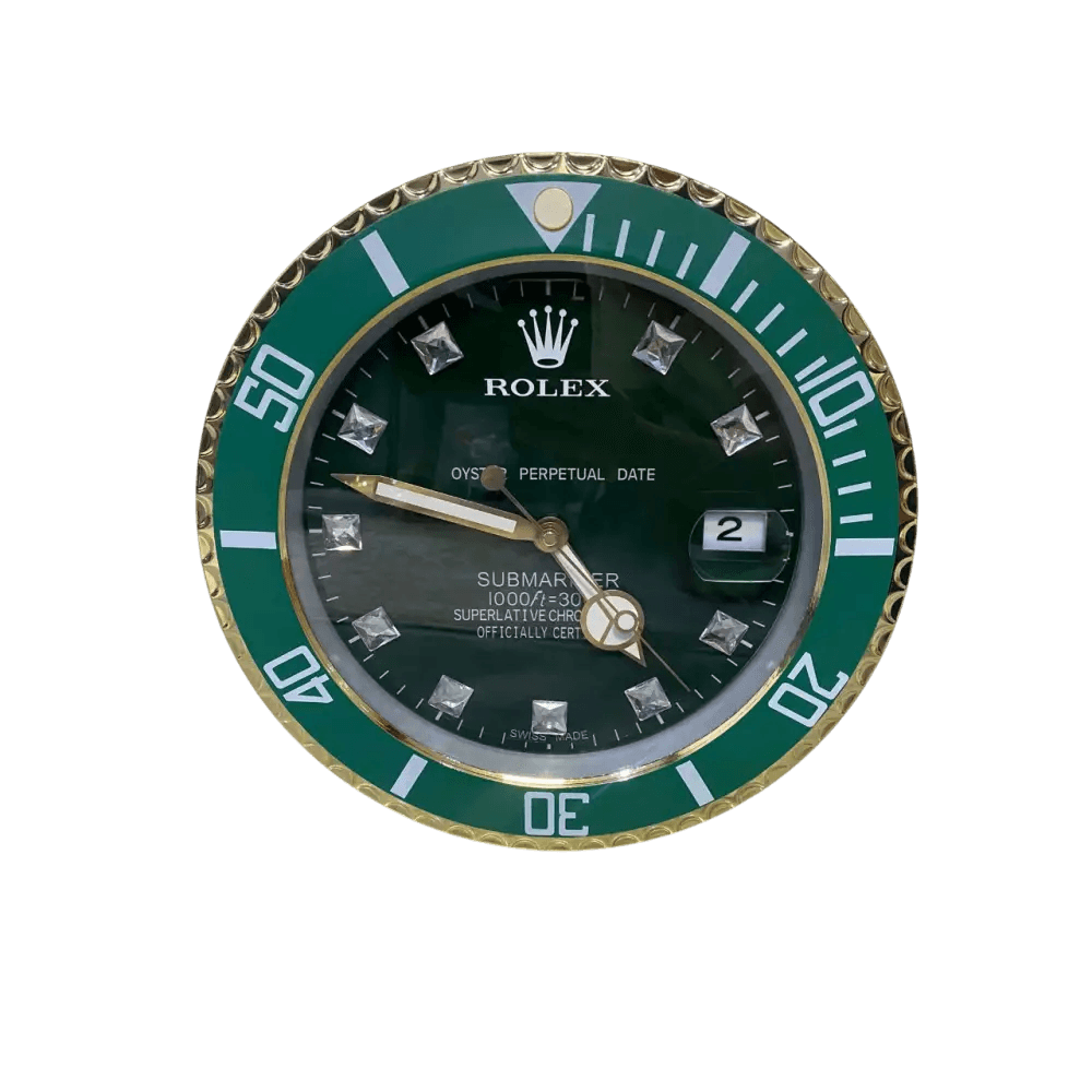Horloge Murale Style Rolex Submariner - Passeport Cases