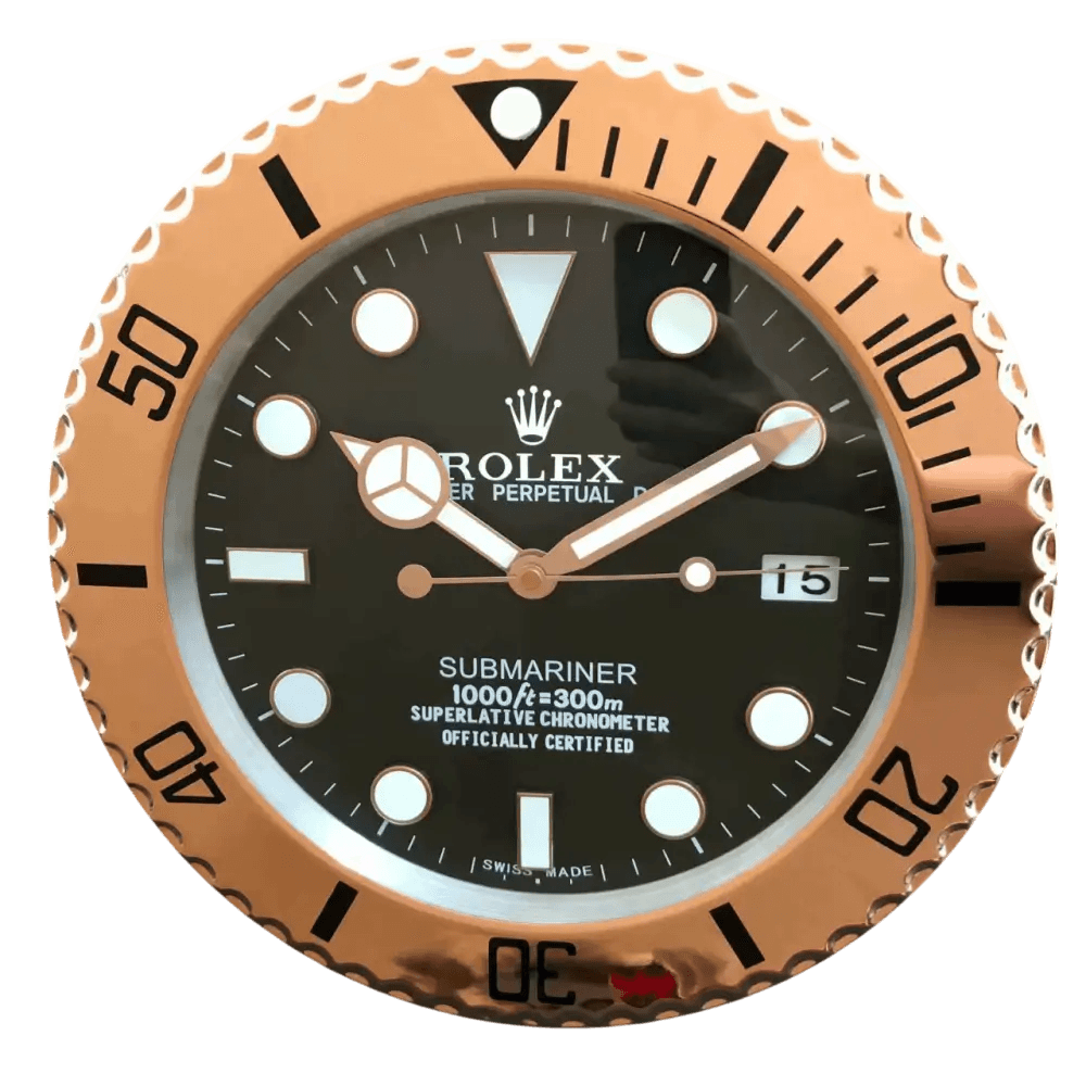 Horloge Murale Style Rolex Submariner - Passeport Cases