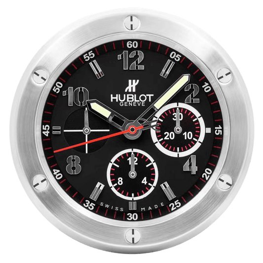 ساعة الحائط الفاخرة Hublot - تصميم معاصر ودقة استثنائية