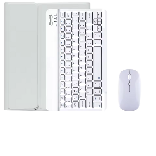 Étui Clavier iPad avec Souris – Mallette de Protection Premium (Noir ou Blanc) - Passeport Cases