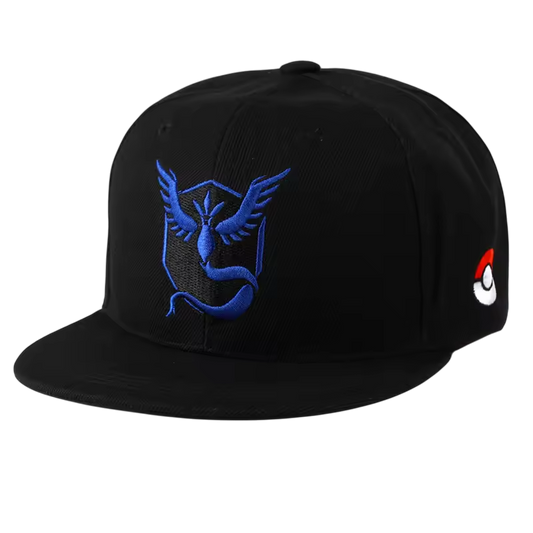 Casquette Pokémon GO – Team Valor, Mystic ou Instinct | Snapback 56-60cm