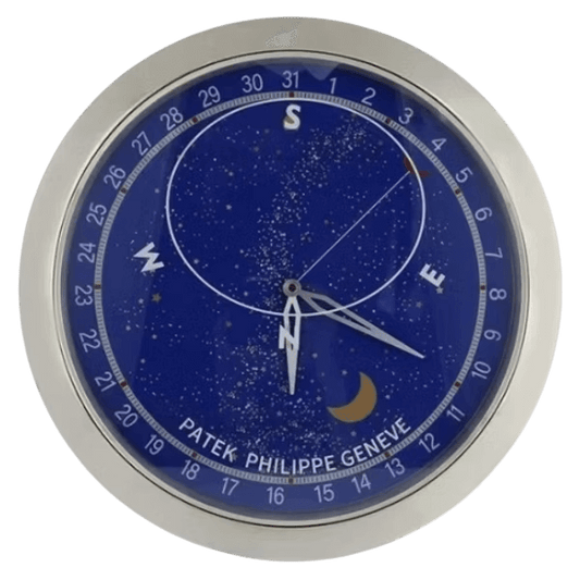 ساعة الحائط الفاخرة مستوحاة من Patek Philippe - الأناقة والدقة المتزايدة