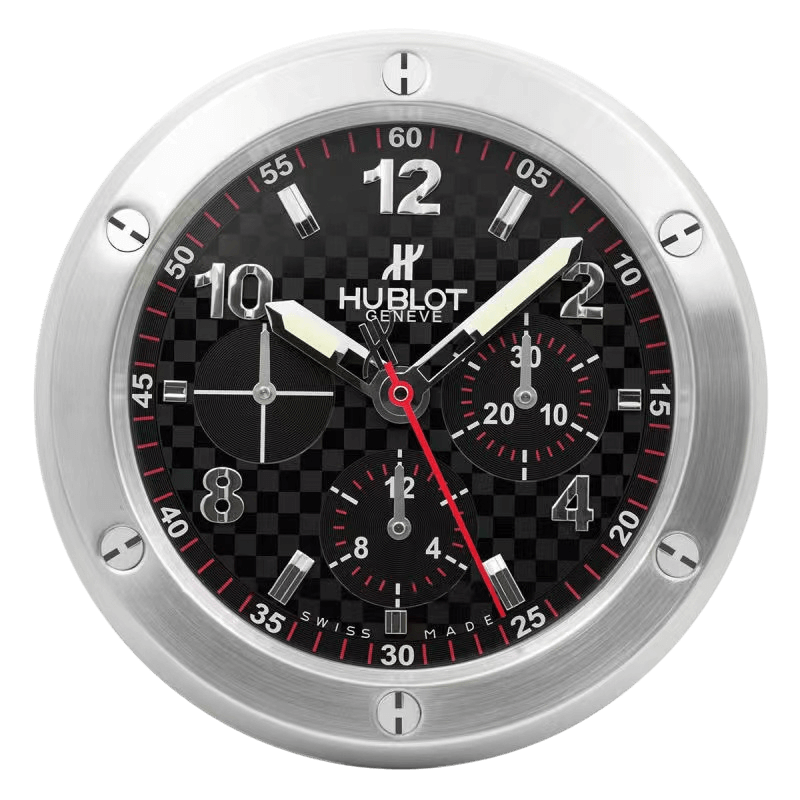 Horloge Murale Style Hublot Genève Chronographe 🧱⏱️ Luxe Industriel
