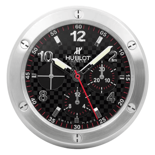 ساعة الحائط الفاخرة Hublot - تصميم معاصر ودقة استثنائية