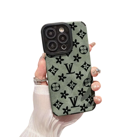 Coque iPhone Louis Vuitton Monogramme – Bleu, Vert ou Beige - Passeport Cases