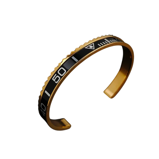 🌟 Bracelet Inspiration Submariner – Élégance Intemporelle en Or 🌟