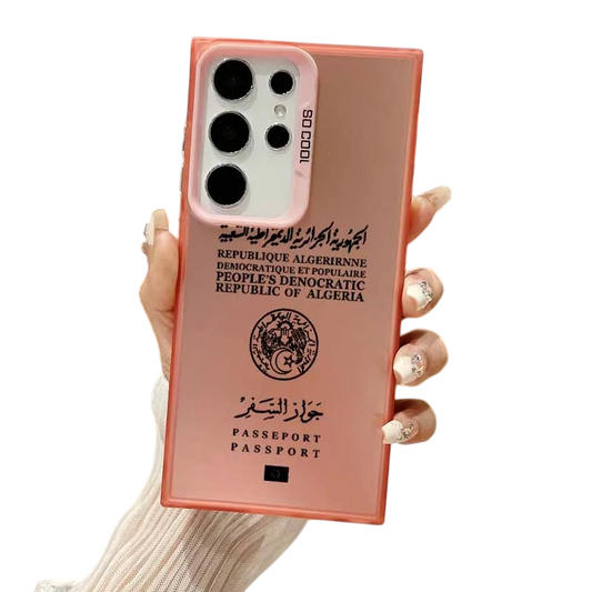 Coque Samsung Passeport Algérien – Violet ou Or Rose
