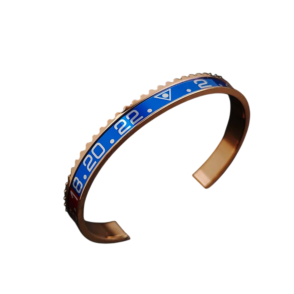 🌍 Bracelet Inspiration GMT-Master II "Pepsi" – Voyagez avec Style 🌍