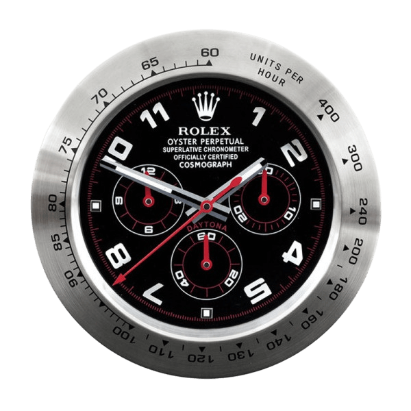 Daytona luxury wall clock - Elegant design and high quality precision