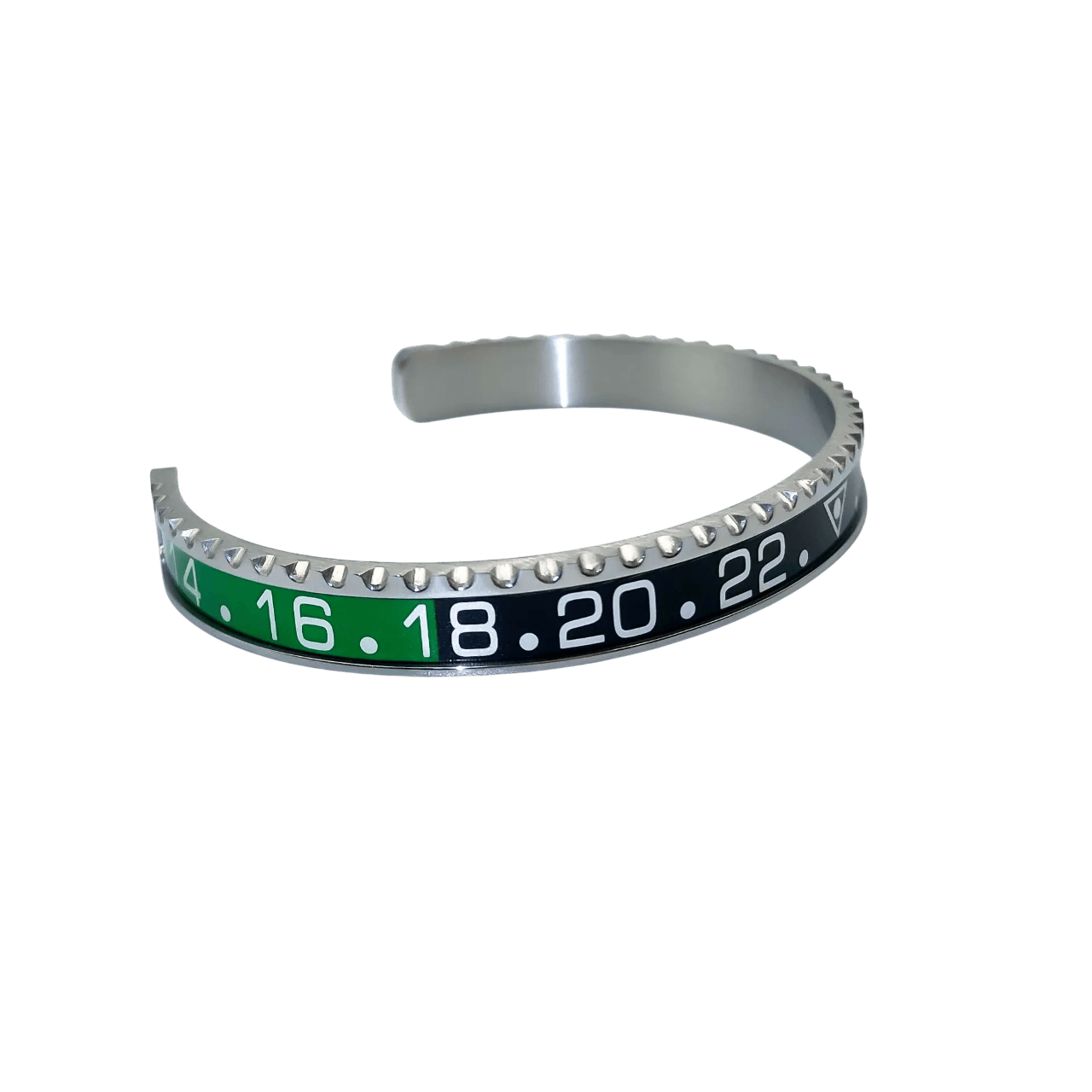 Bracelet inspiré Rolex GMT Master II Sprite – Vert & Noir - Passeport Cases