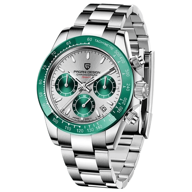 Montre Chronographe Sportive – Style Luxe Inspiration Rolex Daytona 🏆⌚️ - Passeport Cases