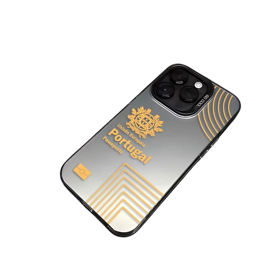 Coque iPhone Passeport Portugal – Étui rigide design voyage