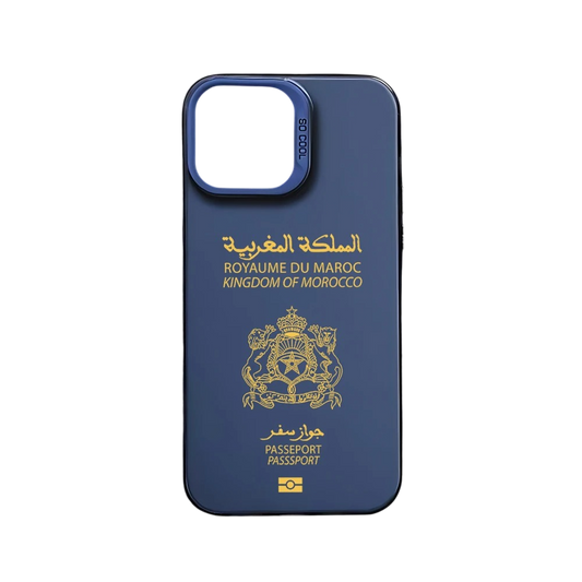 Coque iPhone Passeport Maroc – Étui rigide design voyage