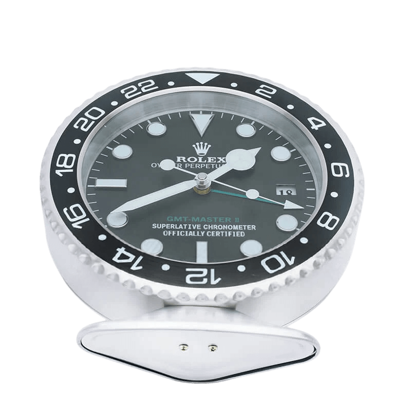 Horloge de Table Style Rolex GMT-Master II ⏱️🖤 Élégance et Précision