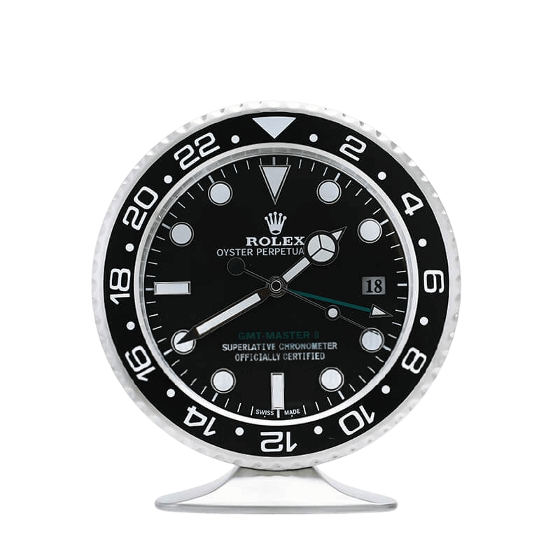 Horloge de Table Style Rolex GMT-Master II ⏱️🖤 Élégance et Précision
