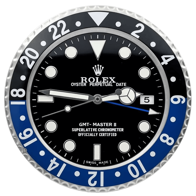 Horloge Murale Rolex GMT Master II: Symbole de Prestige Intérieur