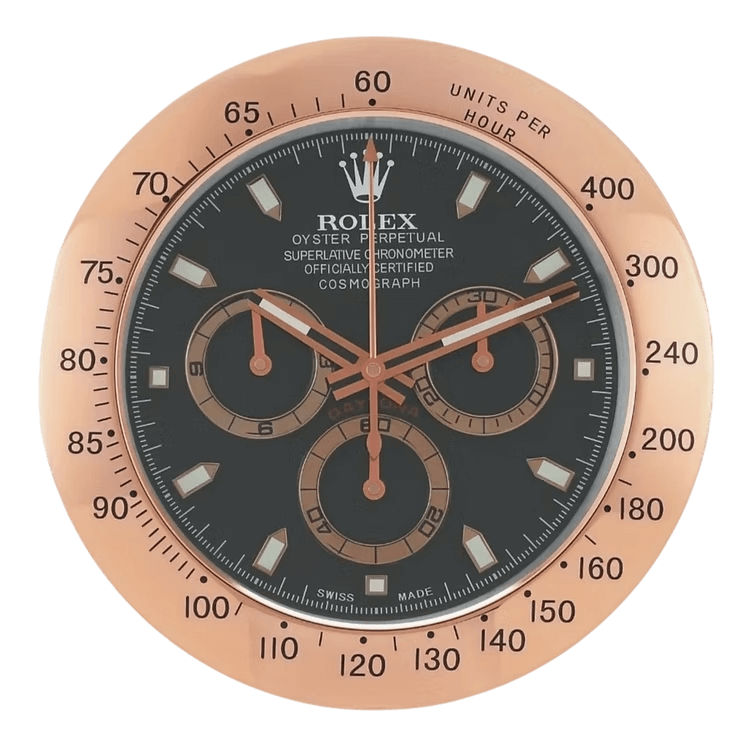 Horloge Murale Daytona: Style de Luxe et Décoration Premium Intérieure