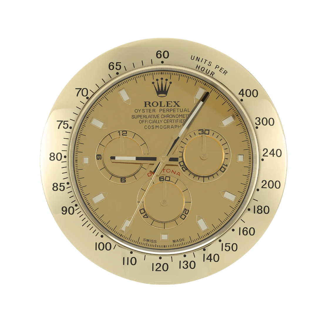 Horloge Murale Rolex Daytona L'Artisanat de Luxe pour Votre Intérieur