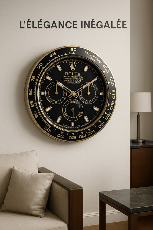 L'Élégance Inégalée: Les Horloges Murales de Luxe Inspirées par Rolex