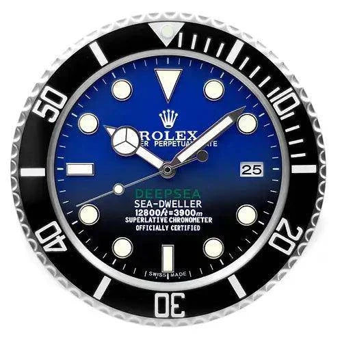 Horloge Murale Rolex Deepsea Pour Intérieur Élégant et Décoration Premium