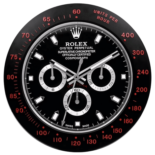 Luxury wall clock inspired by Daytona - Elegance and precision