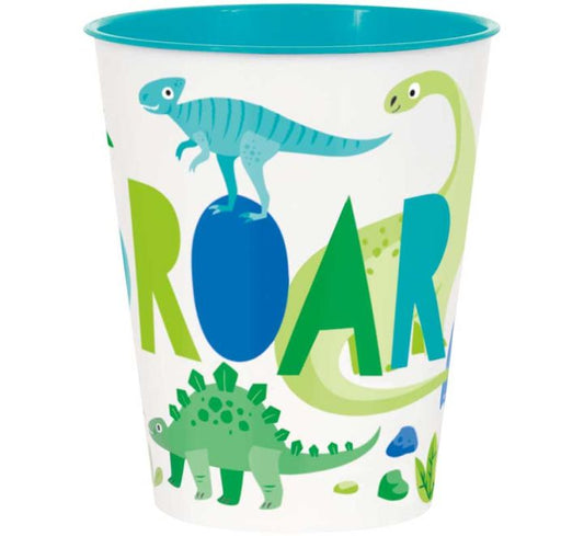 Gobelets Dino en Plastique 10 Oz - Pack de 4 Roar