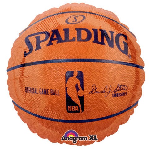 Ballon de Basketball Spalding 18 pouces - Décoration Festive