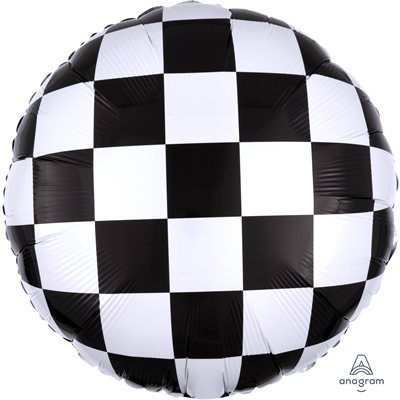 Ballon Checkerboard Noir et Blanc 18 pouces