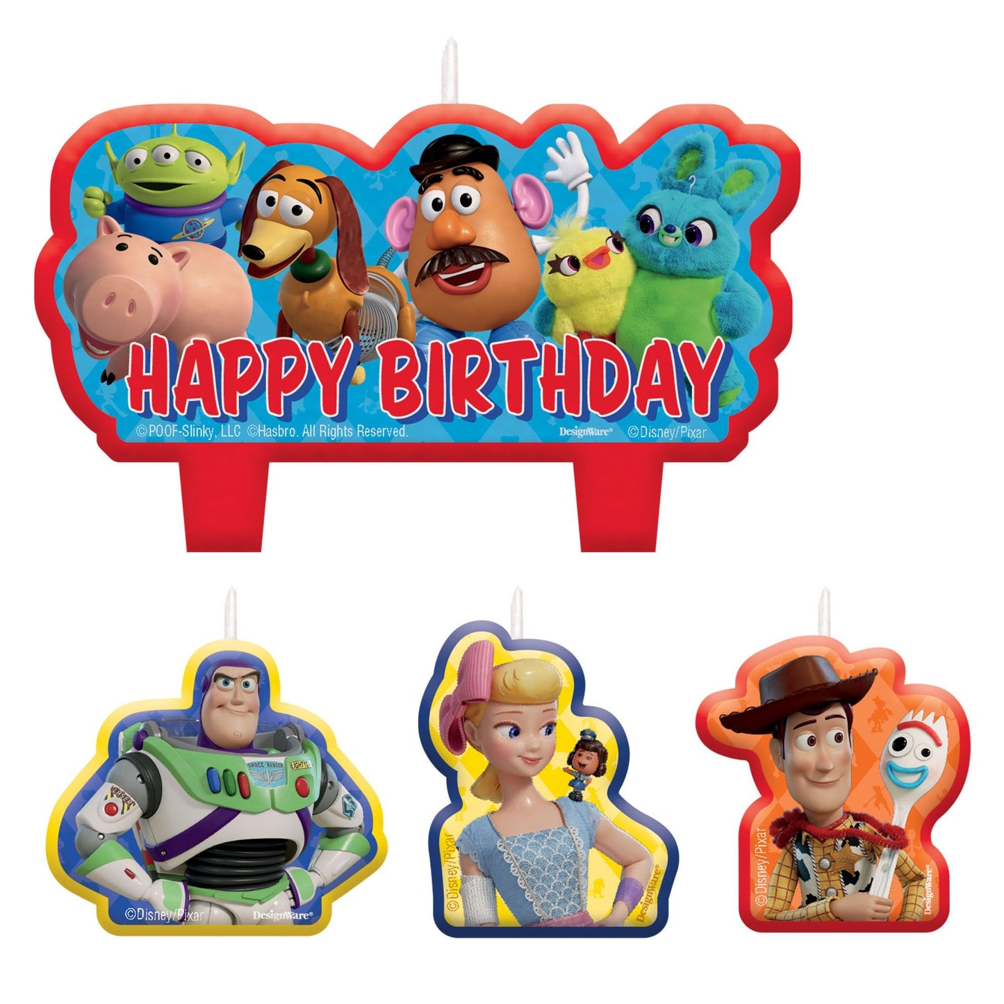 Set de Bougies Anniversaire Toy Story 4