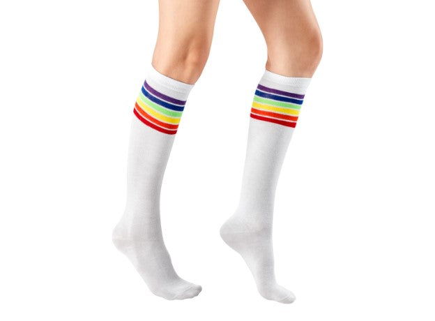 Chaussettes Montantes Arc-en-Ciel Vibrantes