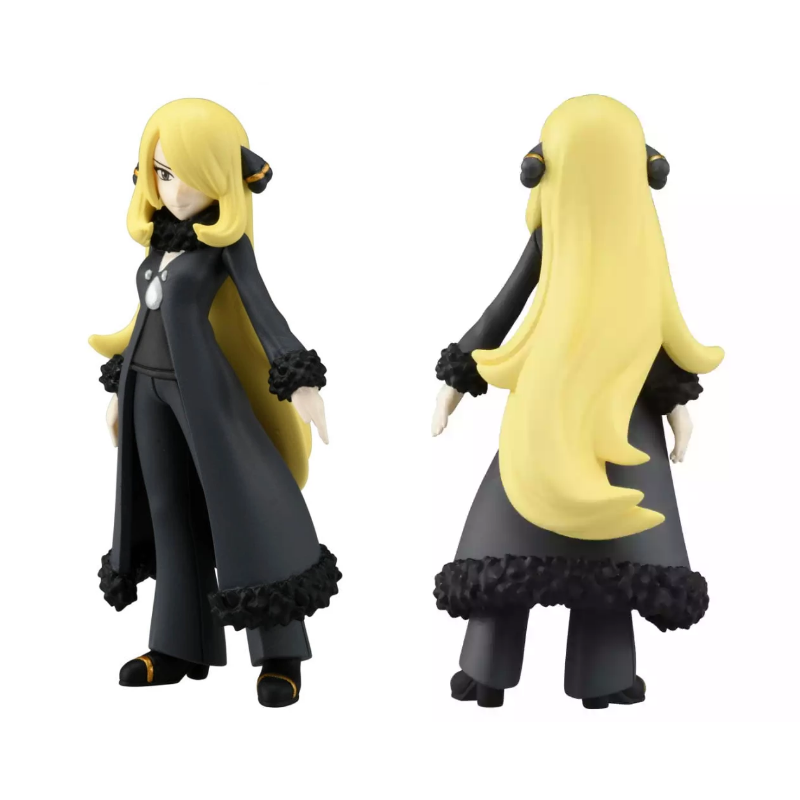 Figurines de Dresseurs Pokémon : Ash, Leon, Cynthia & Steven Stone