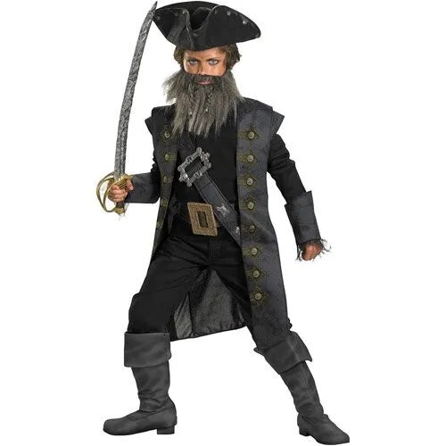 Costume Black Beard - Pirates des Caraïbes pour Enfant