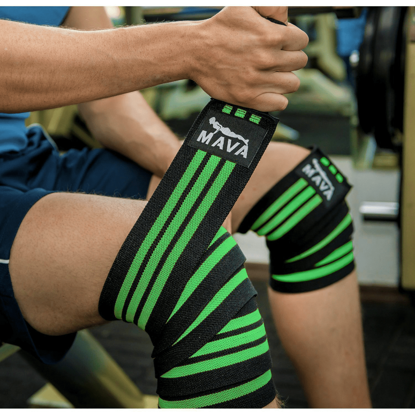 Bandages de genoux Mava Sports 72" - Soutien optimal et performance maximale