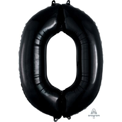 Ballon Chiffre Noir M.34" Personnalisable