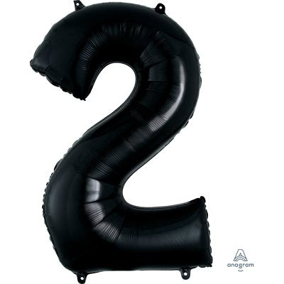 Ballon Chiffre Noir M.34" Personnalisable