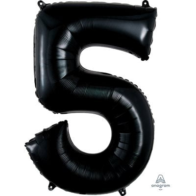 Ballon Chiffre Noir M.34" Personnalisable