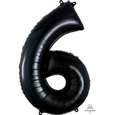 Ballon Chiffre Noir M.34" Personnalisable